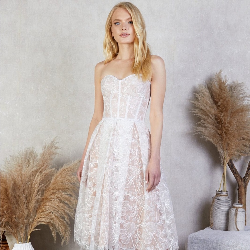 Nadine Merabi White Dress